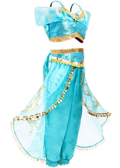 Blue Princess Dress Up Outfit for Girls — view 2