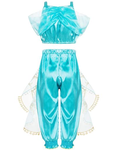 Blue Princess Dress Up Outfit for Girls — view 3
