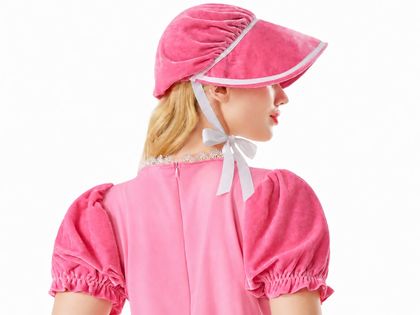 Pink Polka Dot Shepherd Costume with Bonnet — view 4