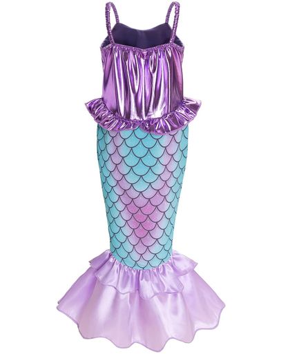 Purple Little Mermaid Costume for Girls — view 2