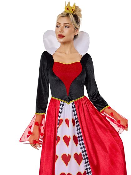 Queen of Hearts Costume Dress for Women — view 4