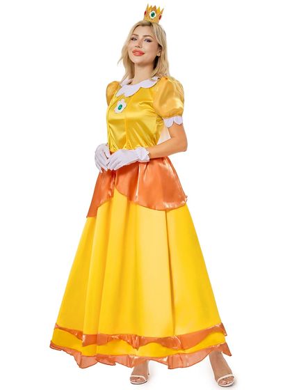 Yellow Princess Costume Dress for Women — view 3